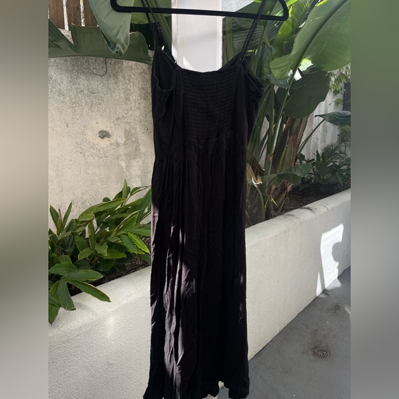 Black button through midi dress - Picture 14 of 14